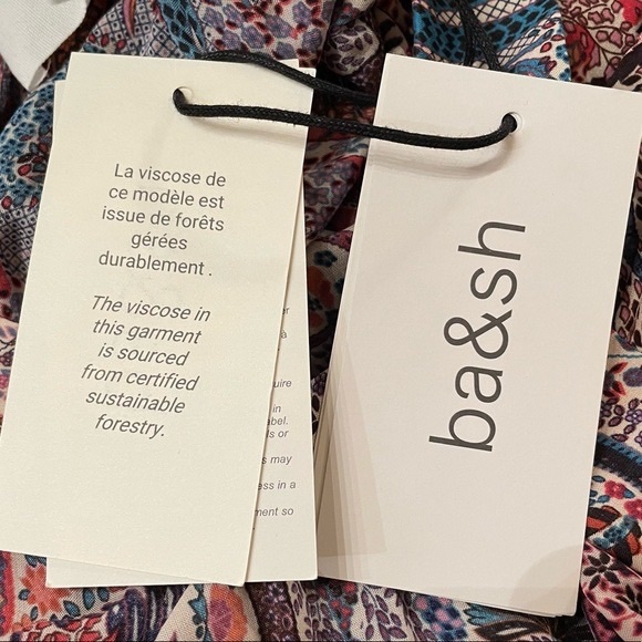 Ba&sh Parisian Bohemian Multi-coloured Open Back Maxi Dress, Size 6 - Picture 14 of 16